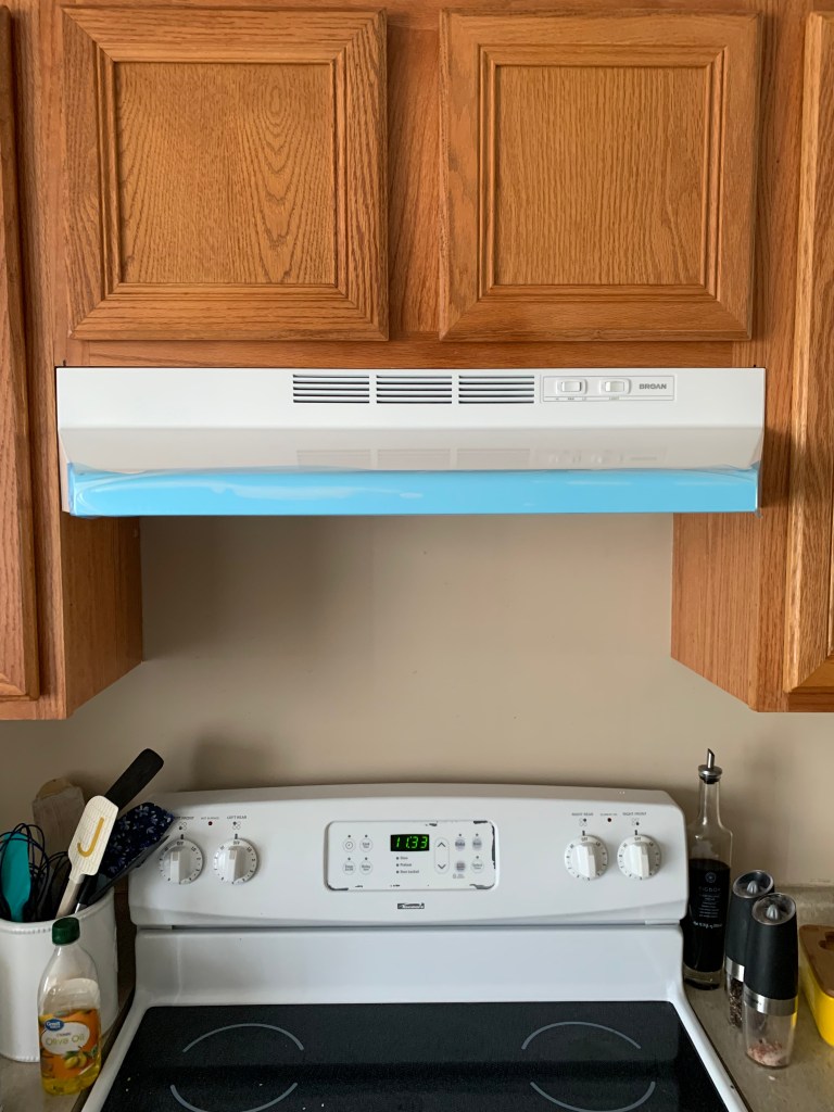 Check It Off Handyman replaced kitchen vent hood in under an hour.