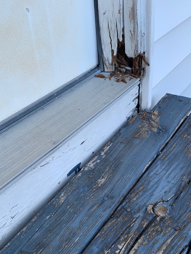 Landlord asked Check It Off Handyman to replace rotted steps.