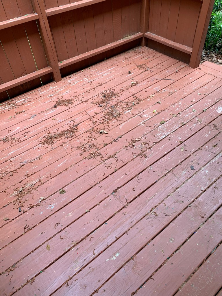 Realtor wanted a clean deck entrance for this townhome in Cary, NC